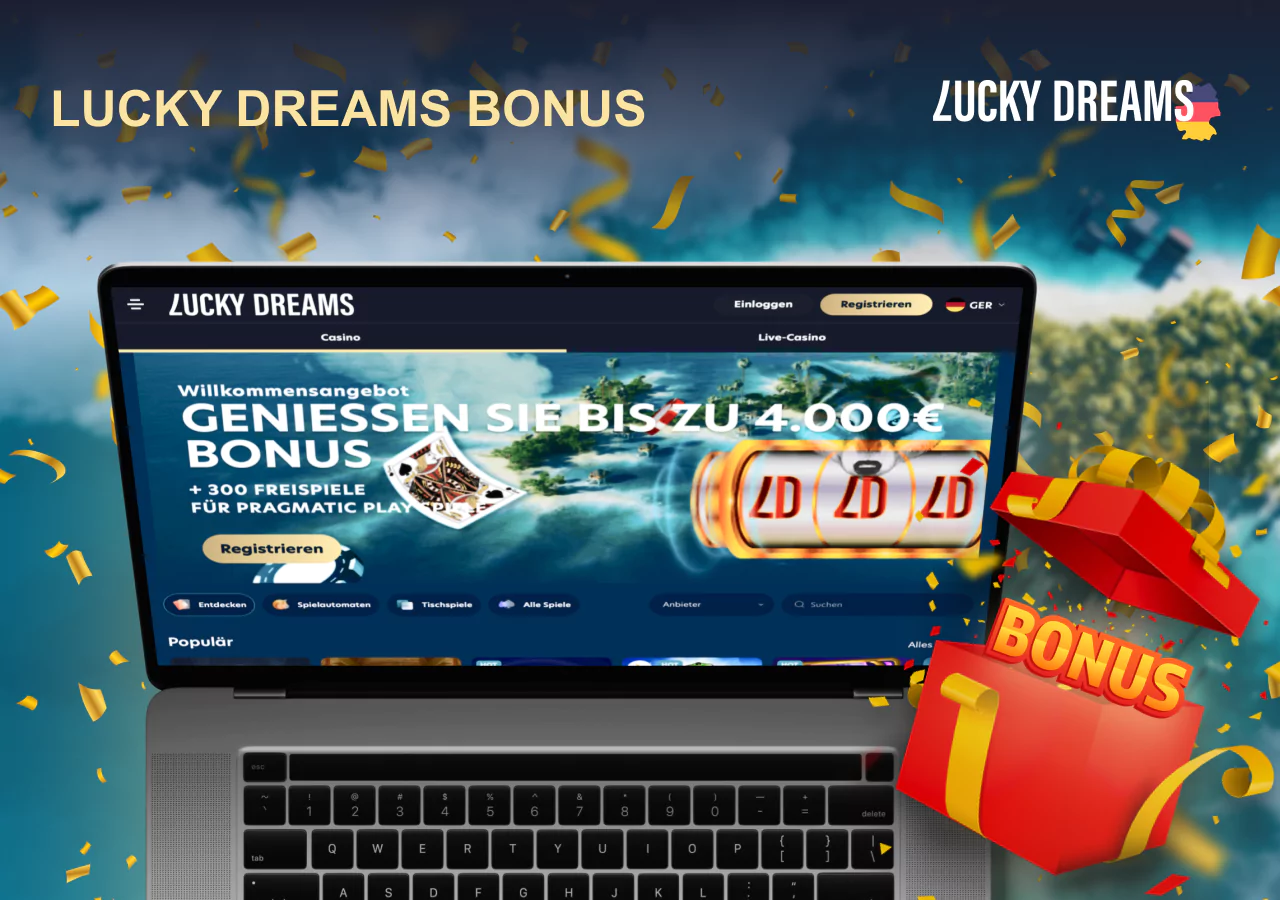 Boni für Nutzer der Lucky Dreams-Plattform