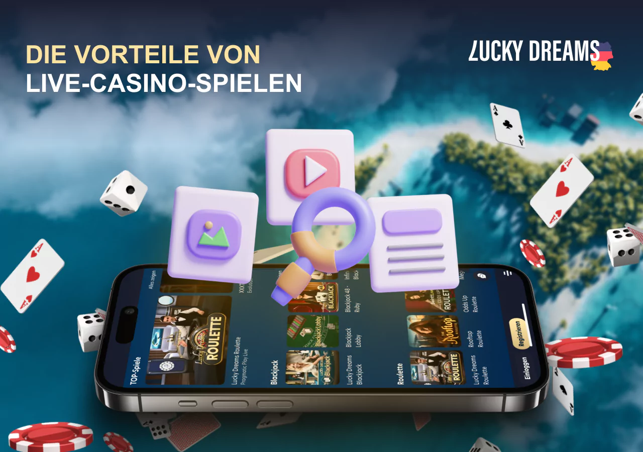 Vorteile der Live-Casino-Spiele auf der Plattform des Buchmachers